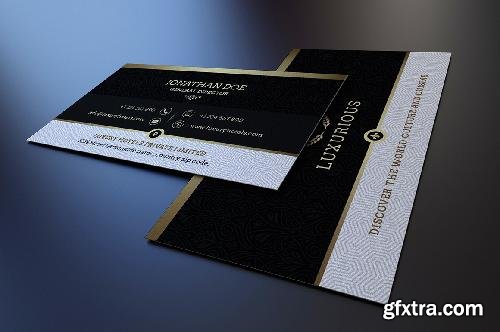 CreativeMarket Gold and Black business card #39 662189