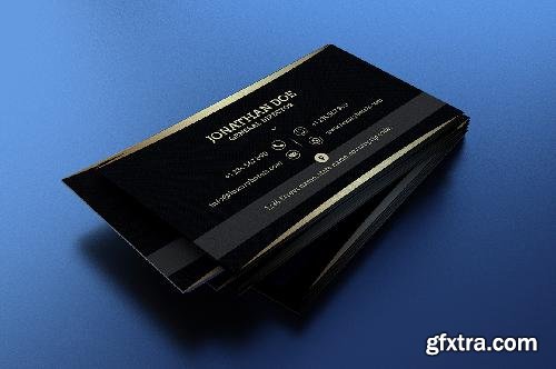 CreativeMarket Gold and Black business card #41 662420