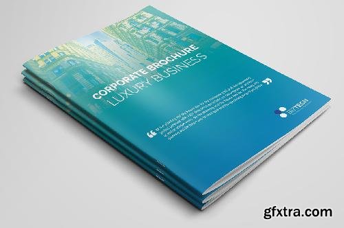 CreativeMarket Business luxury Brochure Template 661817