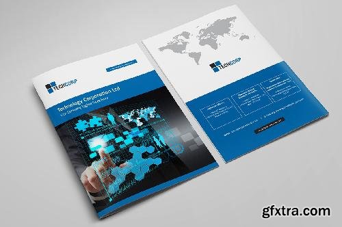 CreativeMarket Technology Brochure Template 22 681136