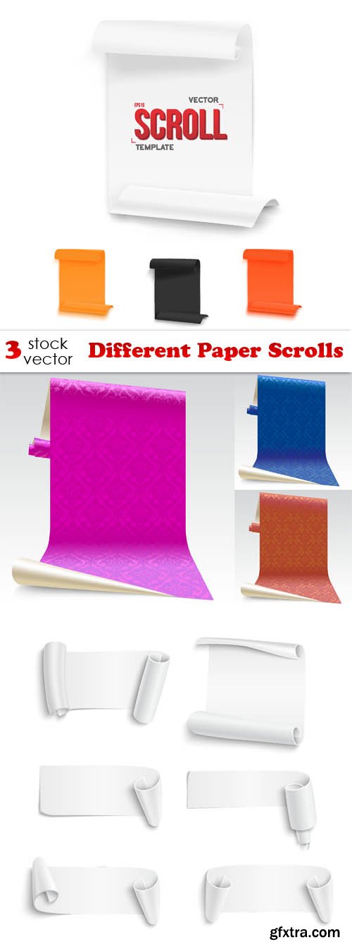 Vectors - Different Paper Scrolls