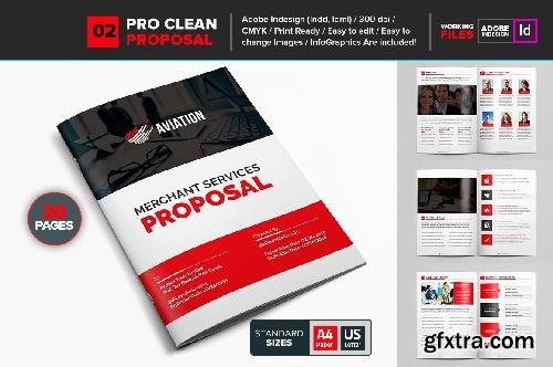 CreativeMarket Clean Proposal/Brochure Template 01 681496