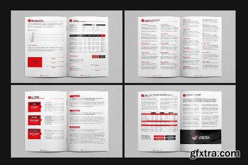 CreativeMarket Clean Proposal/Brochure Template 01 681496