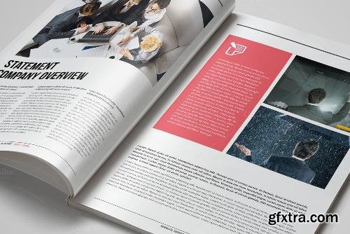 CreativeMarket 48 Pages Annual Report Template 682531