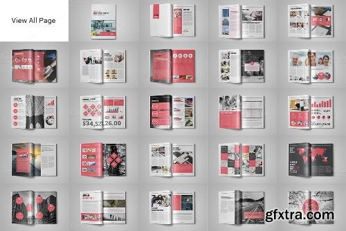 CreativeMarket 48 Pages Annual Report Template 682531