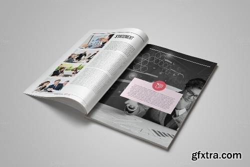 CreativeMarket 48 Pages Annual Report Template 682531