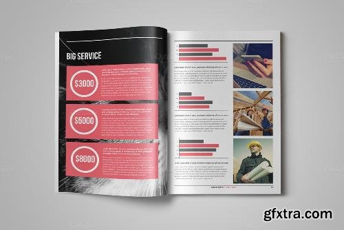 CreativeMarket 48 Pages Annual Report Template 682531