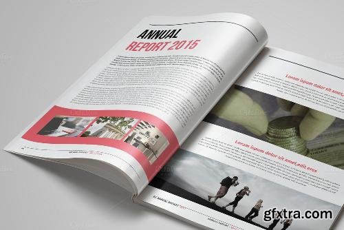 CreativeMarket 48 Pages Annual Report Template 682531