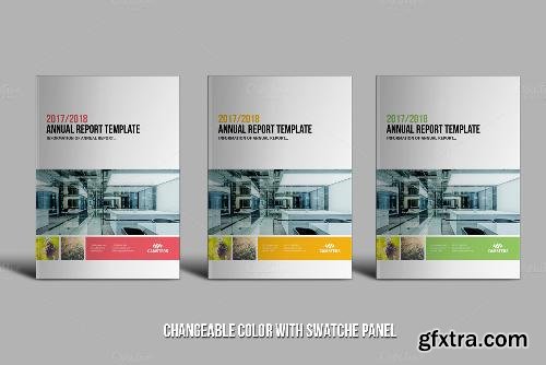 CreativeMarket 48 Pages Annual Report Template 682531