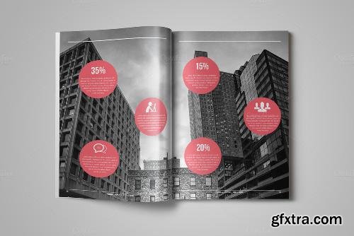 CreativeMarket 48 Pages Annual Report Template 682531