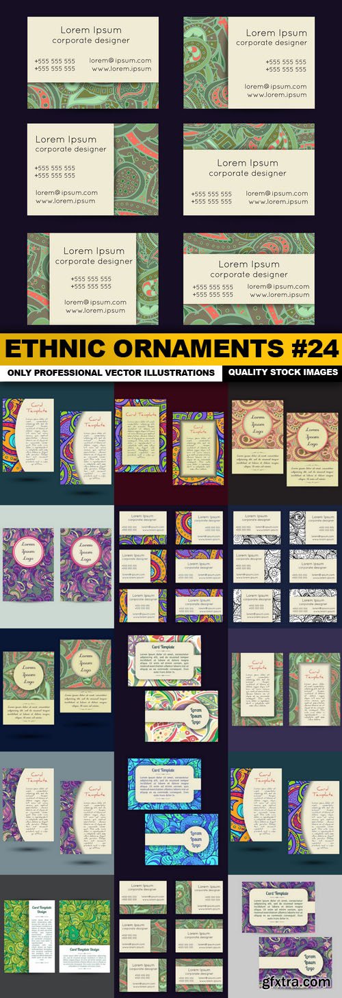 Ethnic Ornaments #24 - 15 Vector