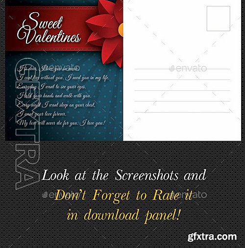 GraphicRiver - Valentines Day Postcard Template V02 10047463