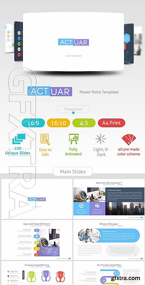 GraphicRiver - Actuar Power Point Presentation Template 11724707