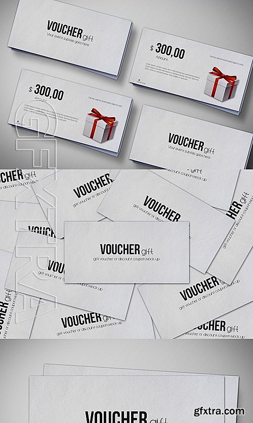 CM - Gift voucher Mock Up Pack 685902