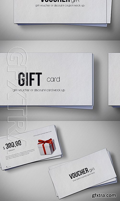 CM - Gift voucher Mock Up Pack 685902