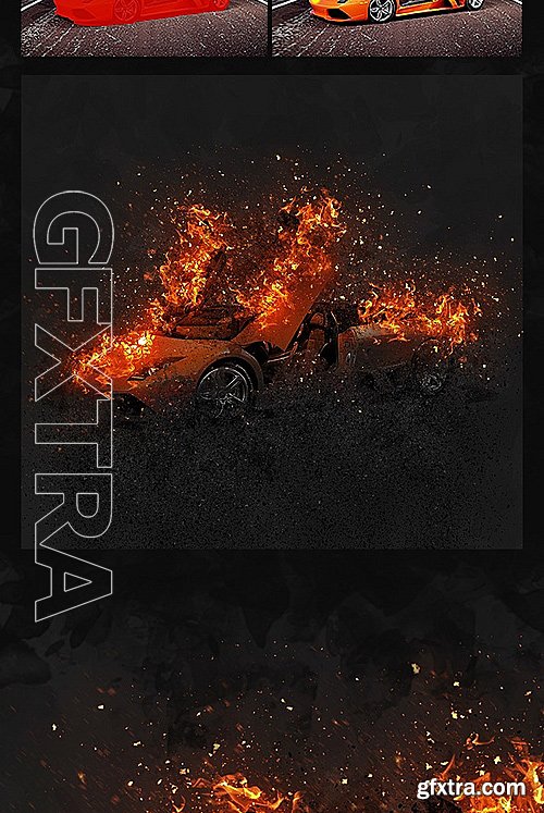 GraphicRiver - Vulcanum Fire & Ashes Photoshop Action 16087227