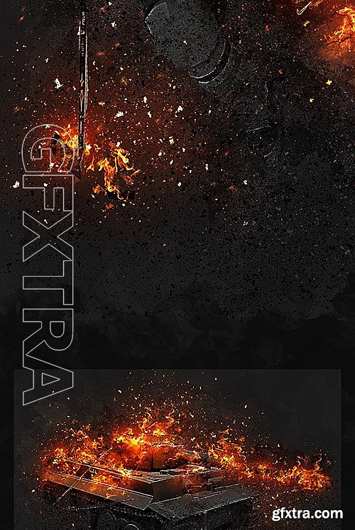 GraphicRiver - Vulcanum Fire & Ashes Photoshop Action 16087227