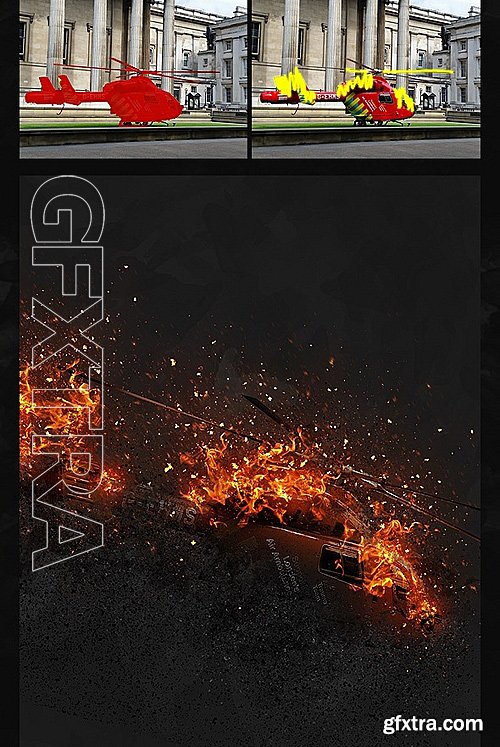 GraphicRiver - Vulcanum Fire & Ashes Photoshop Action 16087227