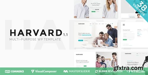 ThemeForest - Harvard v1.0 - Responsive Multi-Purpose Theme - 15212328