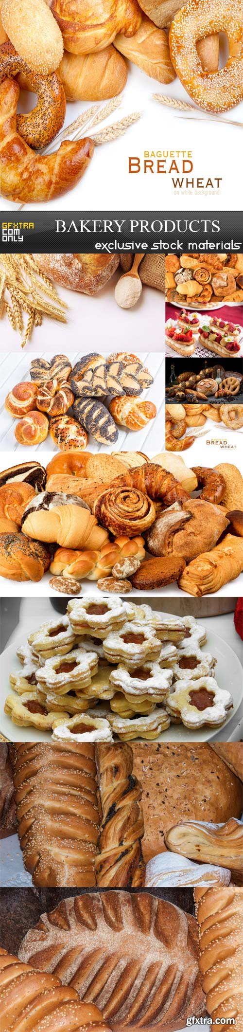 Bakery products, 10 x UHQ JPEG