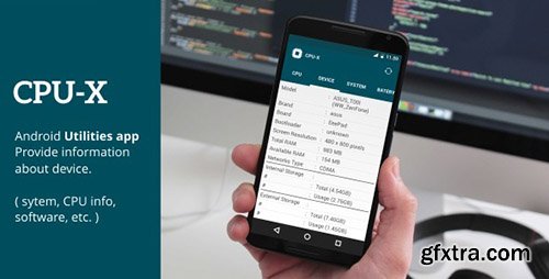 CodeCanyon - CPU-X v1.0 - Premium Utilities App Template - 12870452