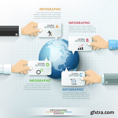 Modern Infographics 5 - 25xEPS