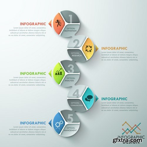 Modern Infographics 5 - 25xEPS