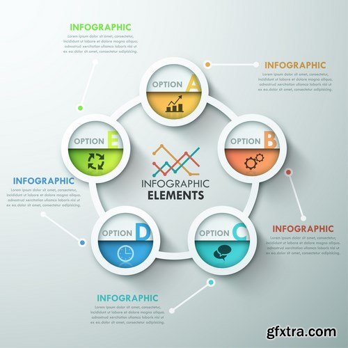 Modern Infographics 5 - 25xEPS