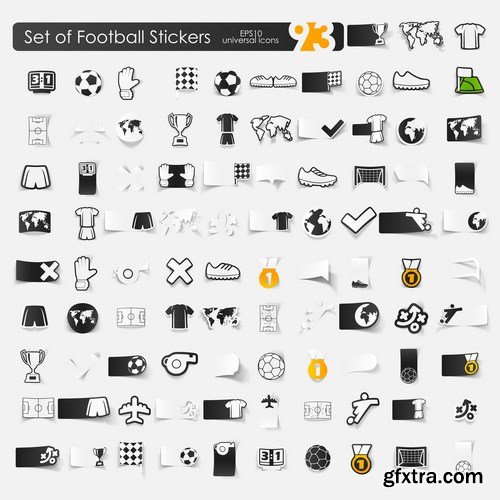 Icons & Stickers 4 - 25xEPS