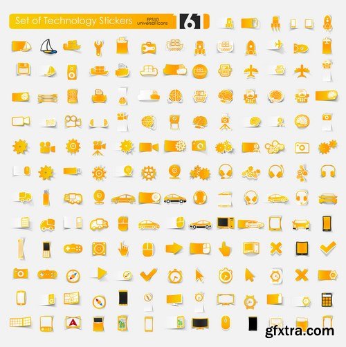 Icons & Stickers 4 - 25xEPS