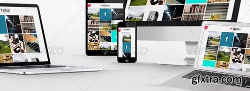 Graphicriver Responsive Devices Mockups Pack 7743907