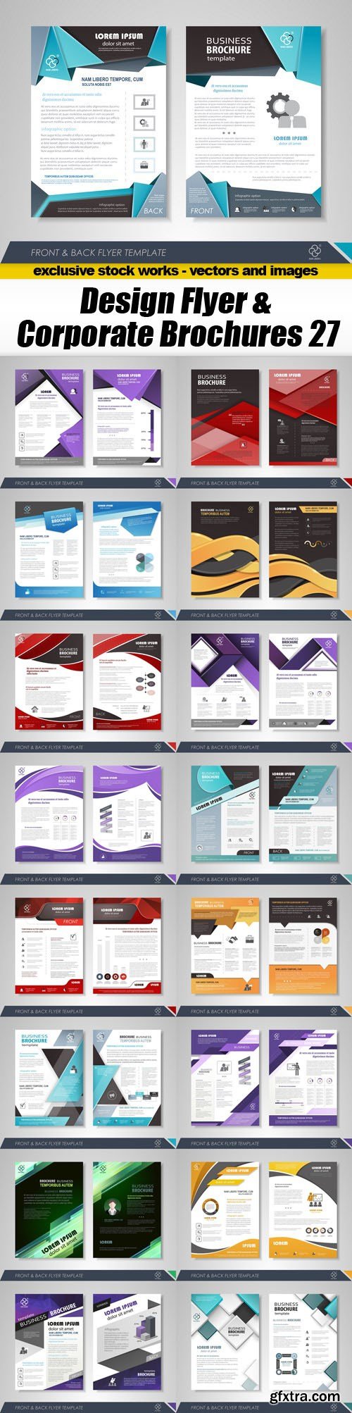 Design Flyer & Corporate Brochures 27 - 17xEPS