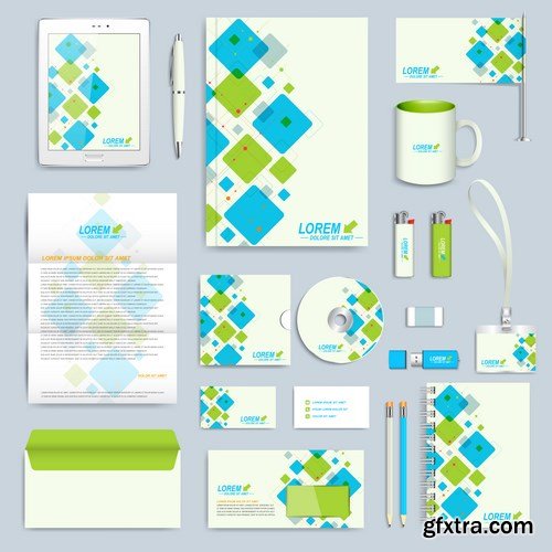 Modern Set of Brochures , Flyer, Booklet, Cover or Annual Report 2 - 25xEPS