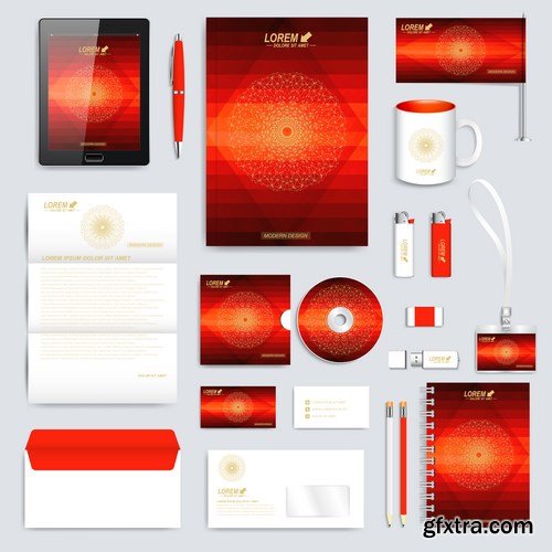 Modern Set of Brochures , Flyer, Booklet, Cover or Annual Report 2 - 25xEPS