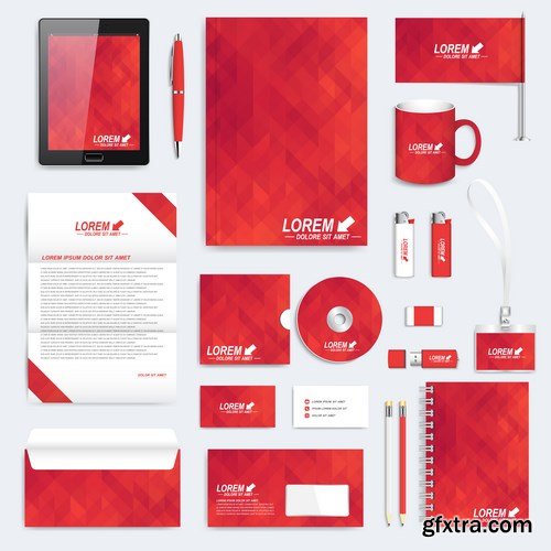 Modern Set of Brochures , Flyer, Booklet, Cover or Annual Report 2 - 25xEPS