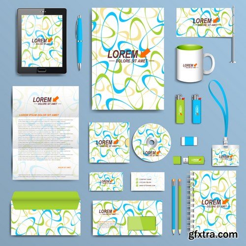 Modern Set of Brochures , Flyer, Booklet, Cover or Annual Report 2 - 25xEPS