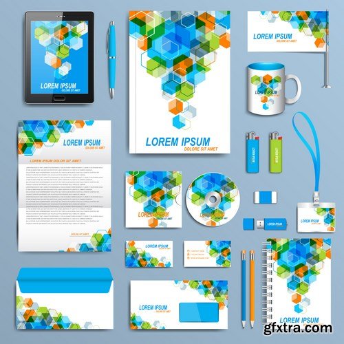 Modern Set of Brochures , Flyer, Booklet, Cover or Annual Report 2 - 25xEPS