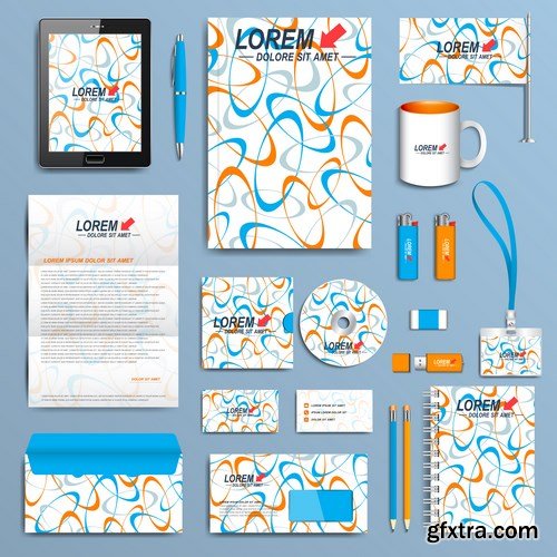 Modern Set of Brochures , Flyer, Booklet, Cover or Annual Report 2 - 25xEPS