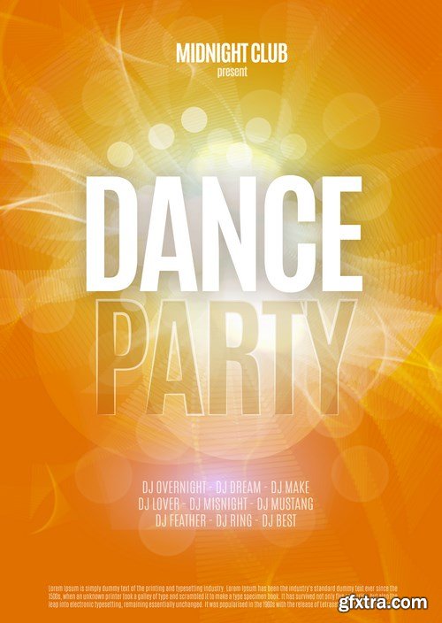 Disco, Music & Party Poster - 15xEPS