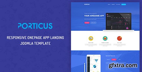 ThemeForest - ZT Porticus v1.0.0 - Onepage App Startup Landing Joomla Template - 15839279