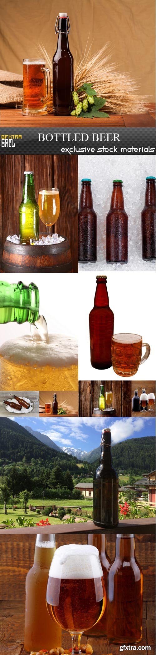 Bottled beer, 10 UHQ JPEG