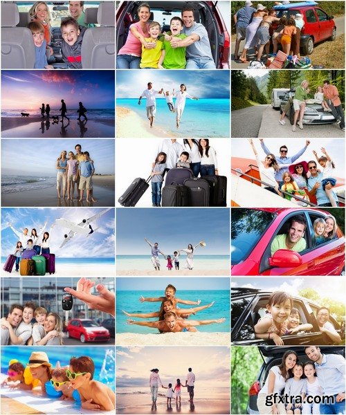 Collection of family travel family mom dad children child vacation autorallies holidays 25 HQ Jpeg