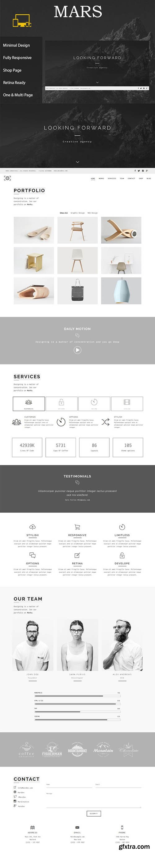 Mars - Creative Minimal Template - CM 686595