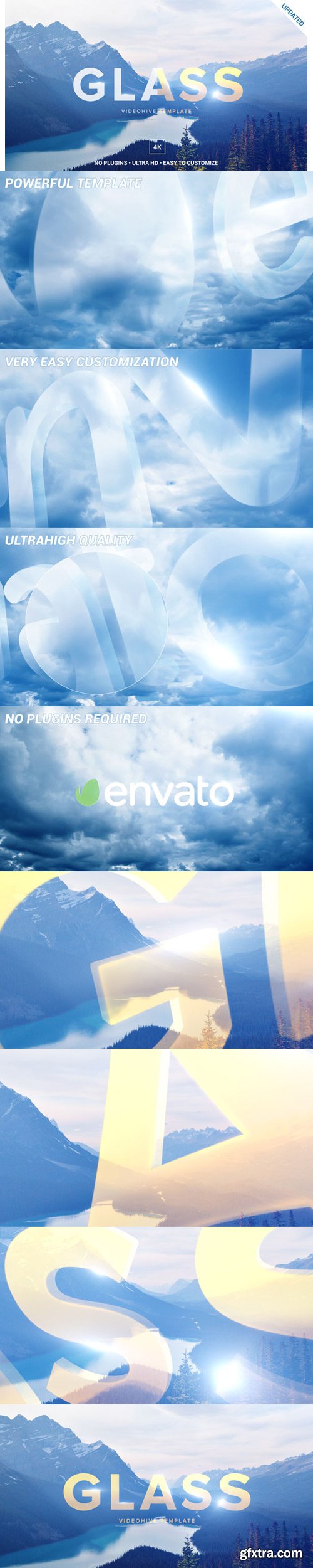 Videohive - Glass Logo Opener - 14480187