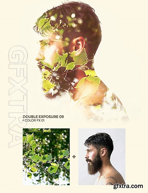 GraphicRiver - Double Exposure Photoshop Action 16124756