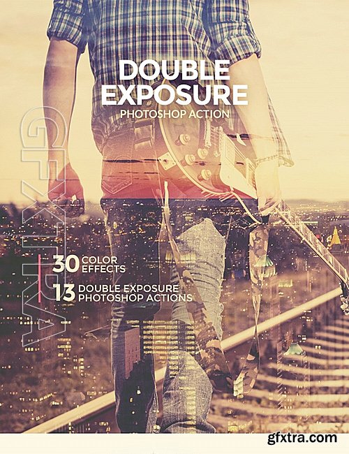 GraphicRiver - Double Exposure Photoshop Action 16124756