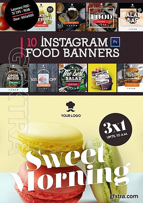 CM - 10 Instagram Food Banners 690056