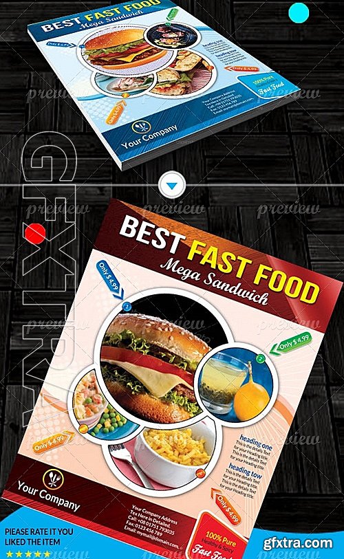 Best Fast Food Flyer 2877