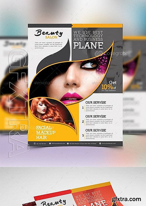 Beauty Parlour Flyer 6736