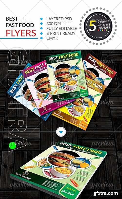 Best Fast Food Flyer 2877